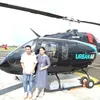 Nagita Slavina Peluk Helikopter