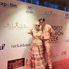 Dinda Hauw Jadi Model Catwalk di Dubai
