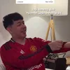 Reaksi kocak Donne Maula usai MU menang