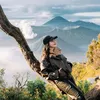 Felicya Angelista liburan di Bromo