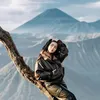 Felicya Angelista liburan di Bromo