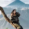 Felicya Angelista liburan di Bromo
