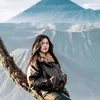 Felicya Angelista liburan di Bromo