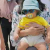 gaya liburan anak selebritis