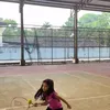 Potret Guzelim fokus latihan tenis