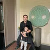 Potret Haldy Sabri suami Irish Bella Jumatan bareng Air Rumi