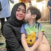 Rieta Amalia bareng Rafathar