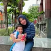 Rieta Amalia bareng Rafathar