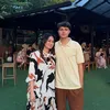 Potret Keisya Levronka bersama keluarga