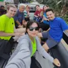 Leony Ajak Pacar Bule Liburan ke Curug