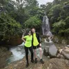 Leony Ajak Pacar Bule Liburan ke Curug