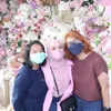 Lesti di Acara Baby Shower Aurel Hermansyah