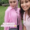 Lesti di Acara Baby Shower Aurel Hermansyah