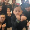 Levian, Rizky Billar, anak Lesti Kejora, viral joget