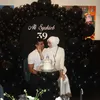 Ultah Ali Syakieb warna hitam putih