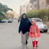 Maryam anak Oki Setiana Dewi sekolah di Mesir