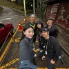 Wendy Walters bareng rekan-rekan pendaki Gunung Kinabalu