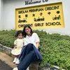 Meutya Hafid, ajak anak ke sekolahnya