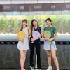 Momo Geisha dan temannya main padel