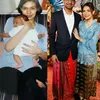 Potret Najwa Shihab bersama sang putra