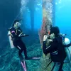 Paramitha Rusady pakai busana khsusus diving