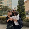 Paula Verhoeven, Kiano dan Kenzo, potret bareng anak, hak asuh anak, Baim Wong