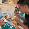 Rezky Aditya ajak main Baby Athar