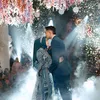 Rizky Ridho, resepsi pernikahan, gaun istri