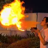Roger Danuarta Lakukan Aksi Bak Fire Breather