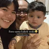 Potret Salshadilla momong baby Syaki.