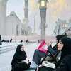 Shireen Sungkar di masjid Nabawi
