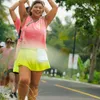 Tika Panggabean hidup sehat jalan kaki