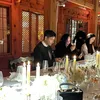 V BTS Hadiri Event CELINE
