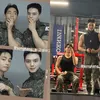 V BTS, Song Kang, foto selfie, wamil, penampilan, visual