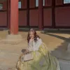Ziva Magnolya liburan di Korea Pakai Hanbok