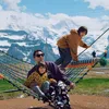 Foto-Foto Estetik Keluarga Ringgo Agus - Sabai Morscheck Liburan di Swiss