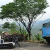 bus masuk jurang sukabumi, bus sukabumi, kecelakaan bus sukabumi