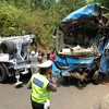 bus masuk jurang sukabumi, bus sukabumi, kecelakaan bus sukabumi