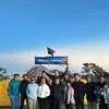 Potret Amanda Manopo naik gunung 