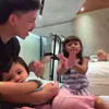 Potret Ameena dan Azura nyanyikan lagu Hari Bahagia
