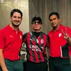Potret Atta Halilintar bertemu pemain legenda AC Milan
