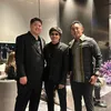 Aurel Hermansyah dan Atta Halilintar kondangan
