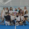 Potret Aurel Hermansyah main padel
