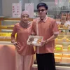 Potret Aurel Hermansyah di grand opening Lumiere