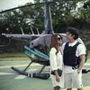 aurel atta naik helikopter honeymoon