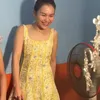 Ayu Ting Ting Kondangan Dress Terbuka Tanpa Lengan