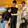 Meggy Wulandari bersama keluarga