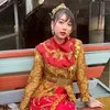 Ghea Indrawari Jadi Gadis Dayak