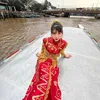 Ghea Indrawari Jadi Gadis Dayak