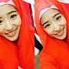 haruka, haruka jkt48 berhijab, haruka berhijab